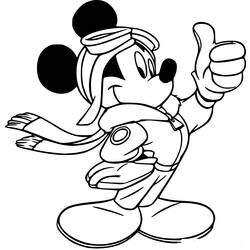 Coloring page: Mickey (Animation Movies) #170087 - Free Printable Coloring Pages