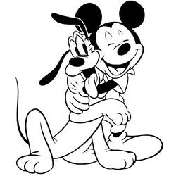 Coloring page: Mickey (Animation Movies) #170088 - Free Printable Coloring Pages
