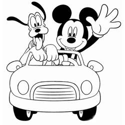 Coloring pages: Mickey - Free Printable Coloring Pages