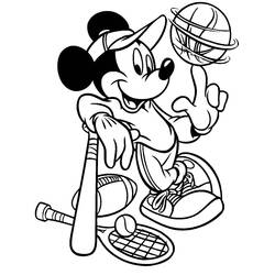 Coloring page: Mickey (Animation Movies) #170101 - Free Printable Coloring Pages
