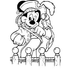 Coloring page: Mickey (Animation Movies) #170108 - Free Printable Coloring Pages