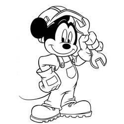Coloring page: Mickey (Animation Movies) #170110 - Free Printable Coloring Pages