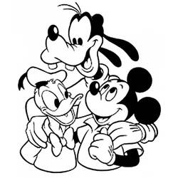 Coloring page: Mickey (Animation Movies) #170116 - Free Printable Coloring Pages
