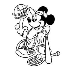 Coloring page: Mickey (Animation Movies) #170117 - Free Printable Coloring Pages