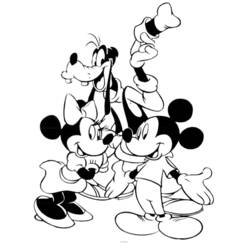 Coloring page: Mickey (Animation Movies) #170119 - Free Printable Coloring Pages