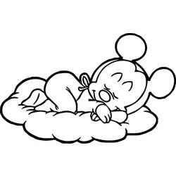 Coloring page: Mickey (Animation Movies) #170123 - Free Printable Coloring Pages