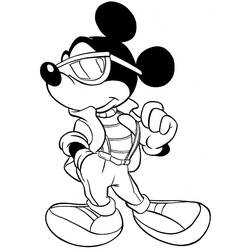 Coloring page: Mickey (Animation Movies) #170124 - Free Printable Coloring Pages