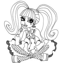 Coloring page: Monster High (Animation Movies) #24815 - Free Printable Coloring Pages