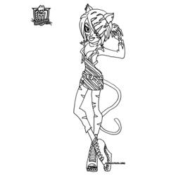 Coloring page: Monster High (Animation Movies) #24831 - Free Printable Coloring Pages