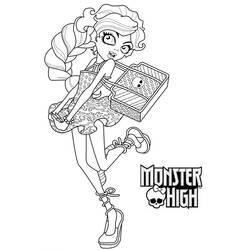 Coloring page: Monster High (Animation Movies) #24840 - Free Printable Coloring Pages
