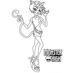 Coloring page: Monster High (Animation Movies) #24846 - Free Printable Coloring Pages