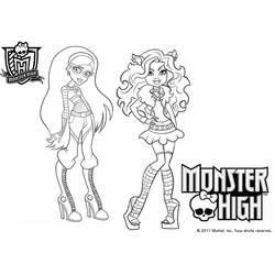 Coloring page: Monster High (Animation Movies) #24860 - Free Printable Coloring Pages