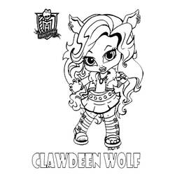 Coloring page: Monster High (Animation Movies) #24868 - Free Printable Coloring Pages