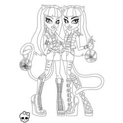 Coloring page: Monster High (Animation Movies) #24872 - Free Printable Coloring Pages