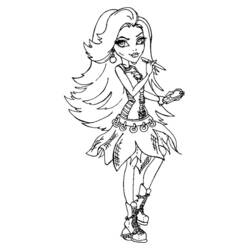 Coloring page: Monster High (Animation Movies) #24891 - Free Printable Coloring Pages