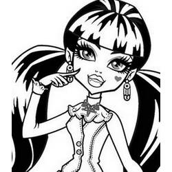 Coloring page: Monster High (Animation Movies) #24906 - Free Printable Coloring Pages
