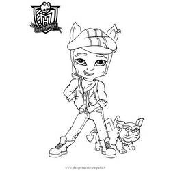 Coloring page: Monster High (Animation Movies) #24921 - Free Printable Coloring Pages