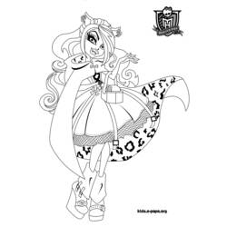 Coloring page: Monster High (Animation Movies) #24933 - Free Printable Coloring Pages