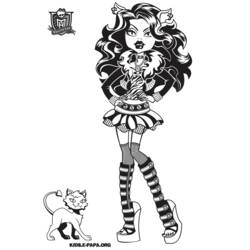 Coloring page: Monster High (Animation Movies) #24938 - Free Printable Coloring Pages