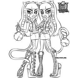 Coloring page: Monster High (Animation Movies) #24987 - Free Printable Coloring Pages