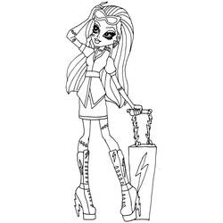 Coloring page: Monster High (Animation Movies) #25003 - Free Printable Coloring Pages