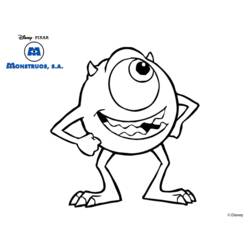 Coloring page: Monsters Inc. (Animation Movies) #132348 - Free Printable Coloring Pages