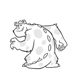 Coloring page: Monsters Inc. (Animation Movies) #132359 - Free Printable Coloring Pages