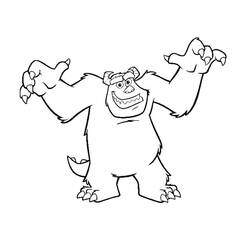Coloring page: Monsters Inc. (Animation Movies) #132361 - Free Printable Coloring Pages