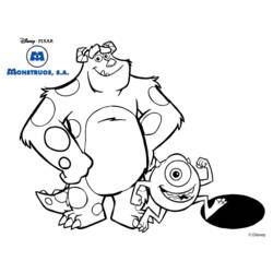 Coloring page: Monsters Inc. (Animation Movies) #132369 - Free Printable Coloring Pages