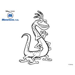 Coloring page: Monsters Inc. (Animation Movies) #132382 - Free Printable Coloring Pages
