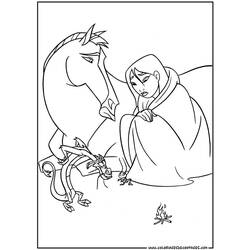 Coloring page: Mulan (Animation Movies) #133622 - Free Printable Coloring Pages