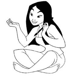 Coloring page: Mulan (Animation Movies) #133625 - Free Printable Coloring Pages