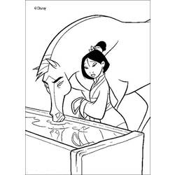 Coloring page: Mulan (Animation Movies) #133626 - Free Printable Coloring Pages