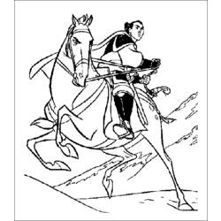 Coloring page: Mulan (Animation Movies) #133649 - Free Printable Coloring Pages