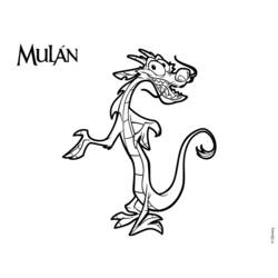 Coloring page: Mulan (Animation Movies) #133667 - Free Printable Coloring Pages