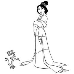 Coloring page: Mulan (Animation Movies) #133671 - Free Printable Coloring Pages