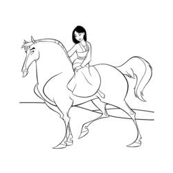 Coloring page: Mulan (Animation Movies) #133677 - Free Printable Coloring Pages