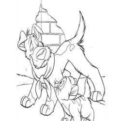 Coloring page: Oliver & cie (Animation Movies) #133681 - Free Printable Coloring Pages