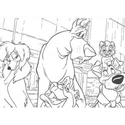Coloring page: Oliver & cie (Animation Movies) #133684 - Free Printable Coloring Pages