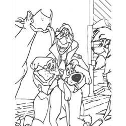 Coloring page: Oliver & cie (Animation Movies) #133692 - Free Printable Coloring Pages