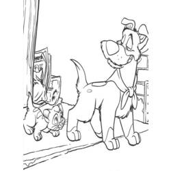 Coloring page: Oliver & cie (Animation Movies) #133701 - Free Printable Coloring Pages