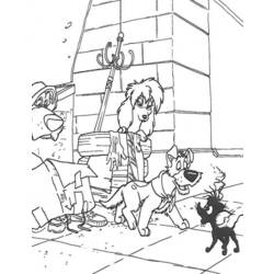 Coloring page: Oliver & cie (Animation Movies) #133707 - Free Printable Coloring Pages