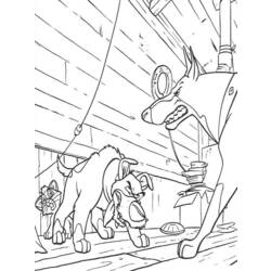 Coloring page: Oliver & cie (Animation Movies) #133713 - Free Printable Coloring Pages