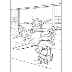 Coloring page: Planes (Animation Movies) #132687 - Free Printable Coloring Pages