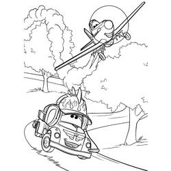 Coloring page: Planes (Animation Movies) #132697 - Free Printable Coloring Pages