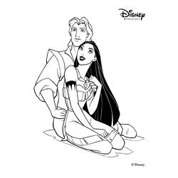 Coloring page: Pocahontas (Animation Movies) #131358 - Free Printable Coloring Pages