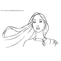 Coloring page: Pocahontas (Animation Movies) #131359 - Free Printable Coloring Pages