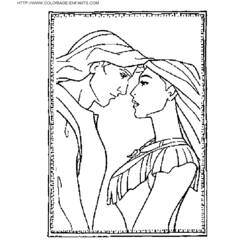 Coloring page: Pocahontas (Animation Movies) #131363 - Free Printable Coloring Pages