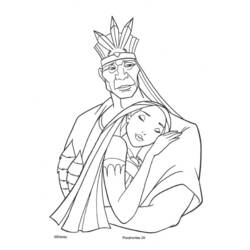 Coloring page: Pocahontas (Animation Movies) #131368 - Free Printable Coloring Pages