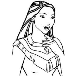 Coloring page: Pocahontas (Animation Movies) #131382 - Free Printable Coloring Pages